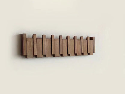 Houten Piano Kapstok Moderne Wanddecoratie met Opbergvak