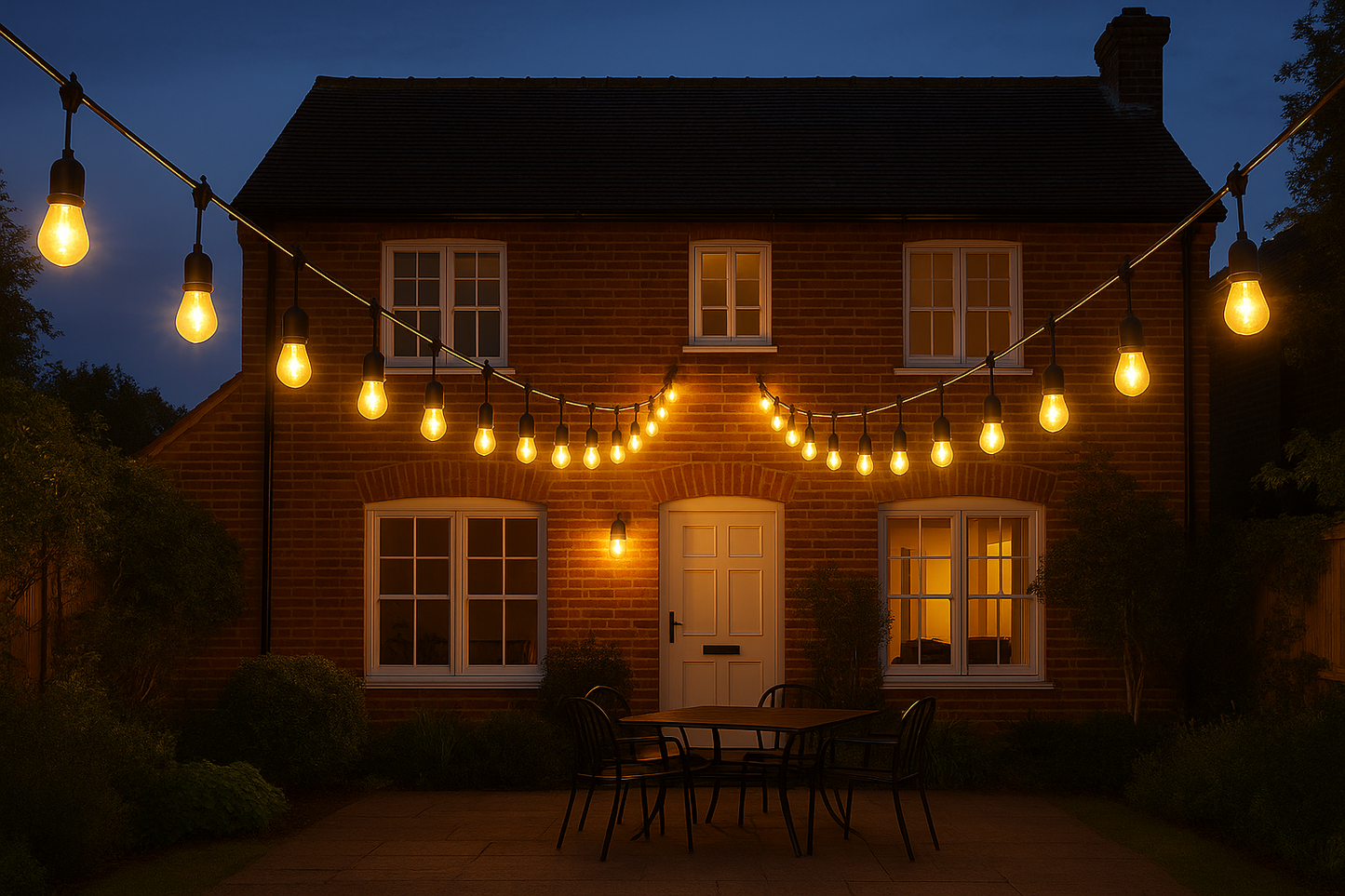 Tuinfeestverlichting 15 LED Lampen IP65 Waterdicht 14,6 Meter