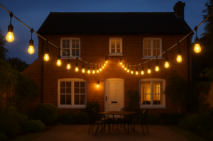Tuinfeestverlichting 15 LED Lampen IP65 Waterdicht 14,6 Meter