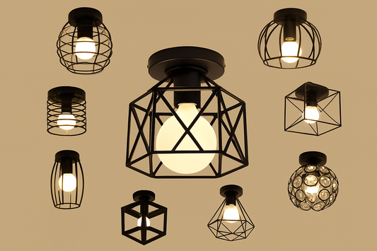 Industriële Hanglamp Vintage Metaal E27 Fitting - Velinix