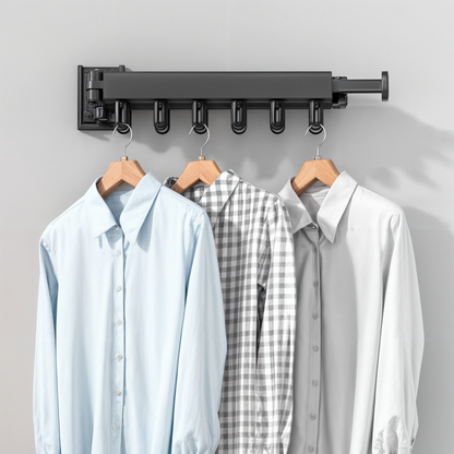Droogrek Intrekbaar voor Kleding en Handdoeken