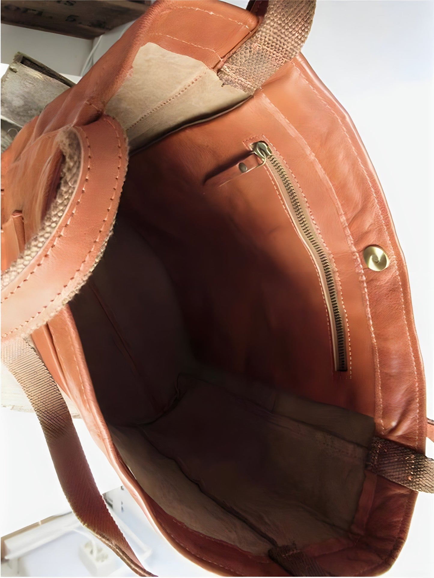 Leren Schouder tas Vintage Look voor Dames