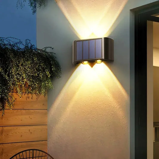 LED Solar Wandlamp Buitenverlichting Waterdicht - Velinix