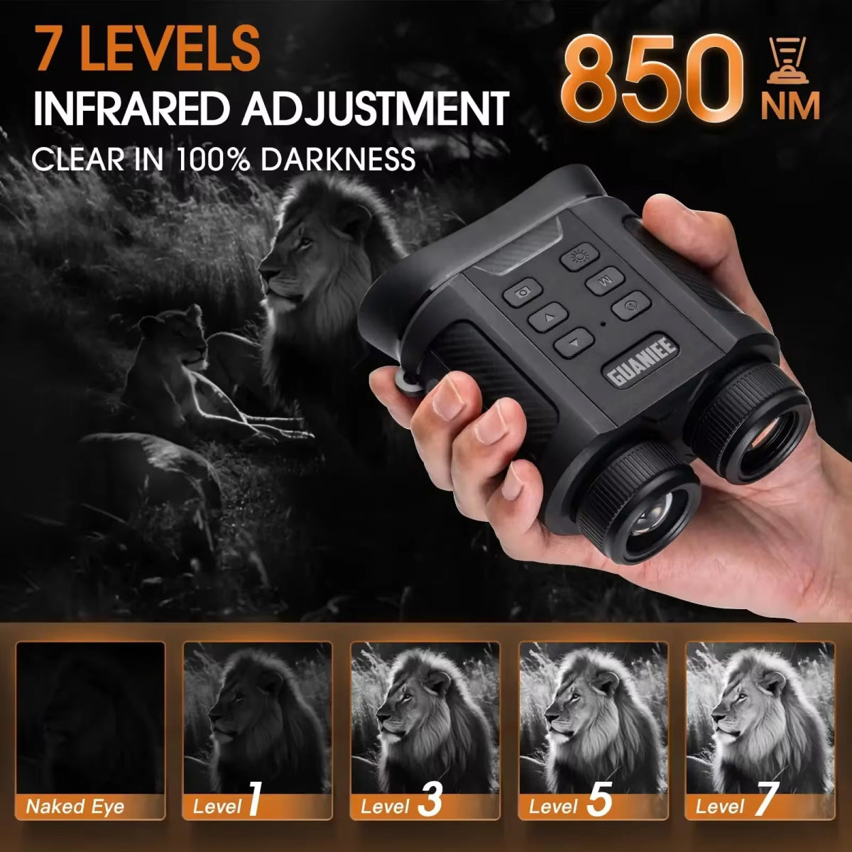 Oraliu™ – Nachtzicht Verrekijkers met 7x Zoom en Infraroodverlichting-3