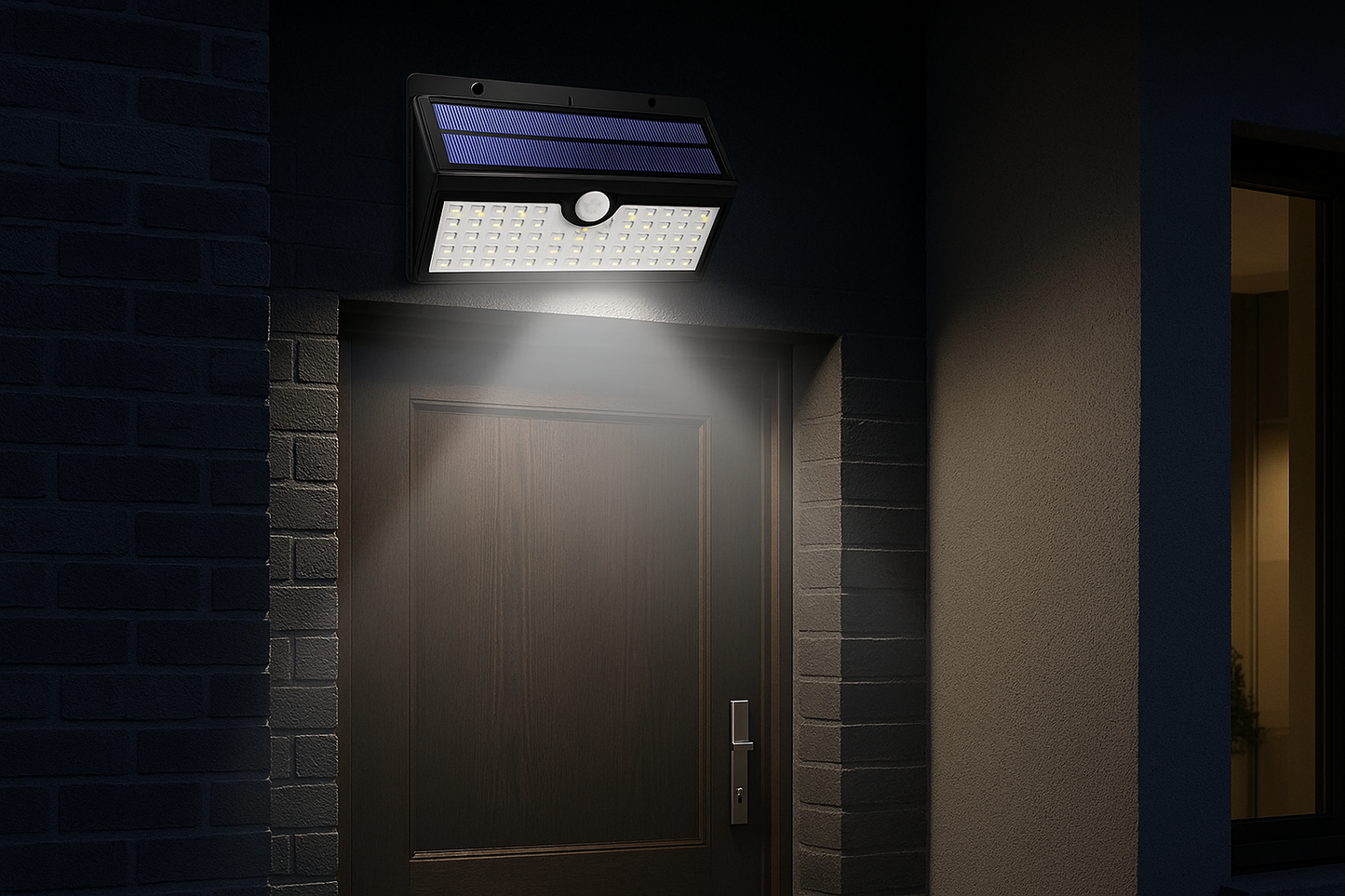 Zonne-energie Beveiligingslamp 78 LED IP65 Bewegingssensor