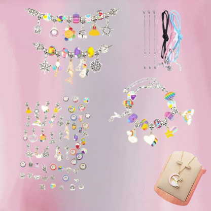 Kinderarmbandjes Knutselset met Kralen en Bedels
