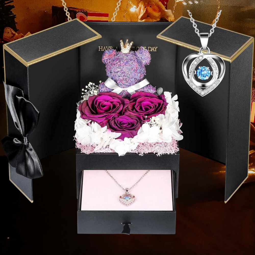 Eeuwige Rozen Cadeaubox Sieraden Geschenkset Decoratie
