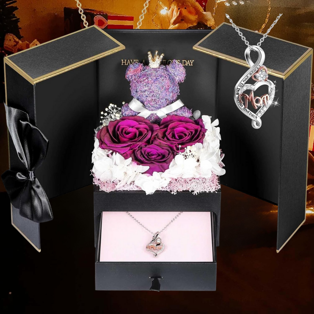 Eeuwige Rozen Cadeaubox Sieraden Geschenkset Decoratie