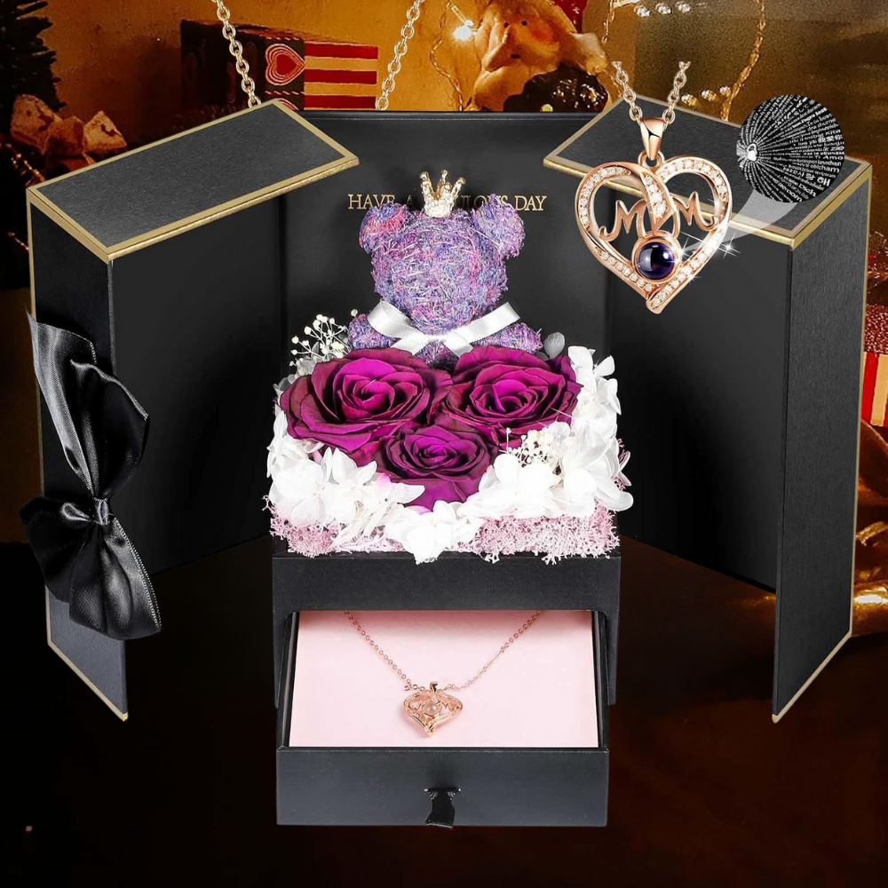 Eeuwige Rozen Cadeaubox Sieraden Geschenkset Decoratie