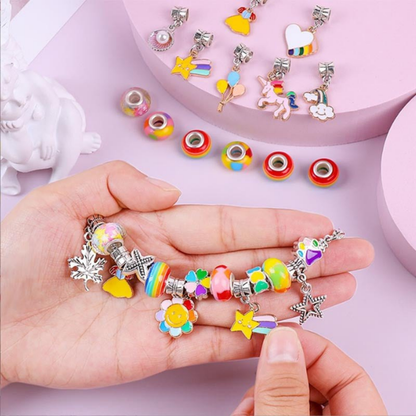 Kinderarmbandjes Knutselset met Kralen en Bedels