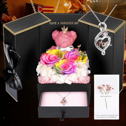 Eeuwige Rozen Cadeaubox Sieraden Geschenkset Decoratie