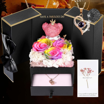 Eeuwige Rozen Cadeaubox Sieraden Geschenkset Decoratie