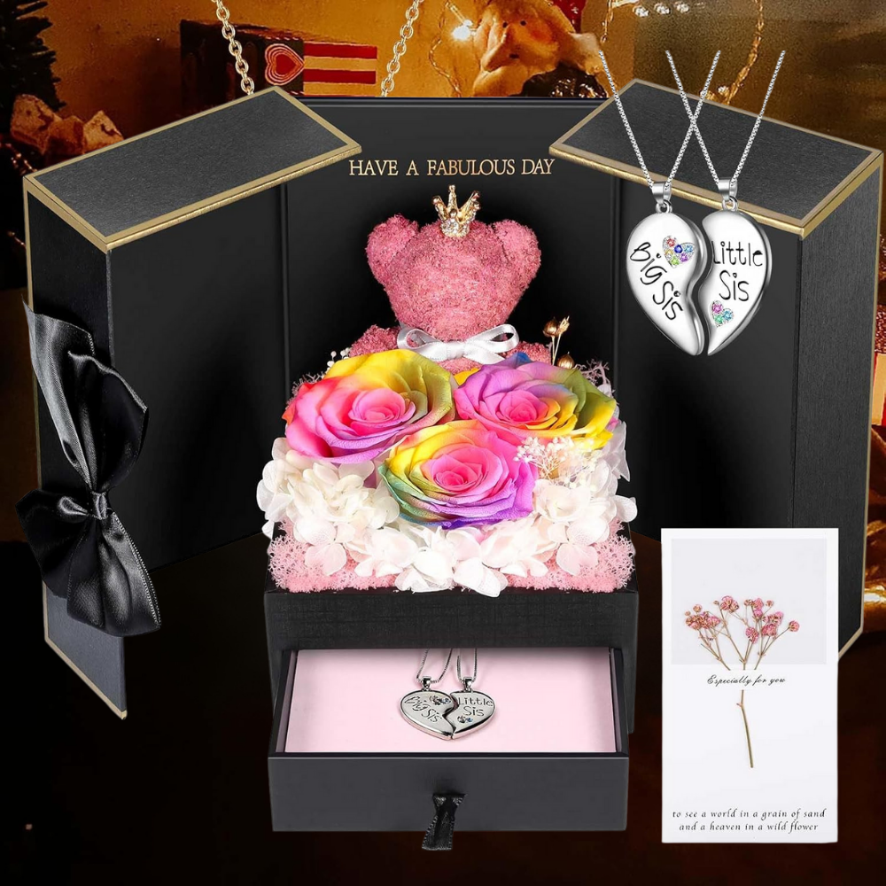 Eeuwige Rozen Cadeaubox Sieraden Geschenkset Decoratie