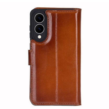 Telefoonhoesje Leer met Pasjeshouder en Kickstand