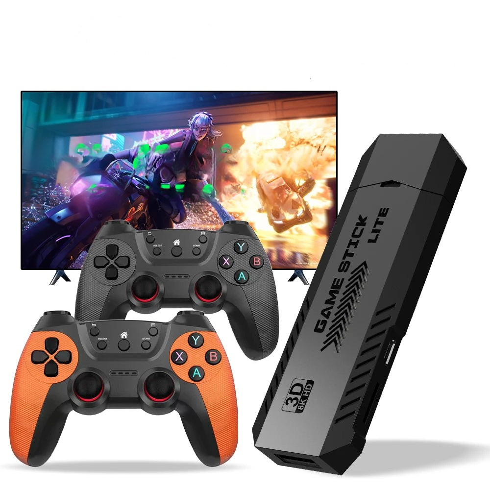 Retro Game Console met Draadloze Controllers en HD Uitgang