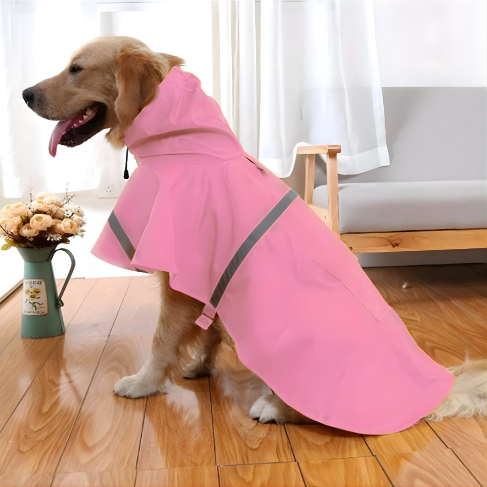 Waterdichte Honden Regenjas Reflecterend Verstelbaar