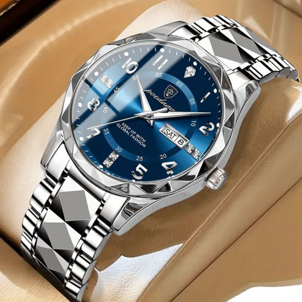 Mannen Sporthorloge Titanium Waterdicht Chronograaf