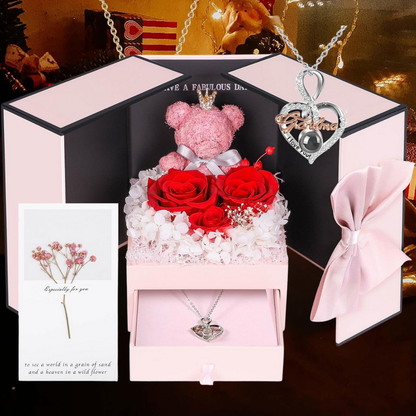 Eeuwige Rozen Cadeaubox Sieraden Geschenkset Decoratie