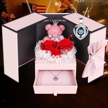 Eeuwige Rozen Cadeaubox Sieraden Geschenkset Decoratie
