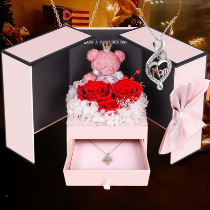 Eeuwige Rozen Cadeaubox Sieraden Geschenkset Decoratie