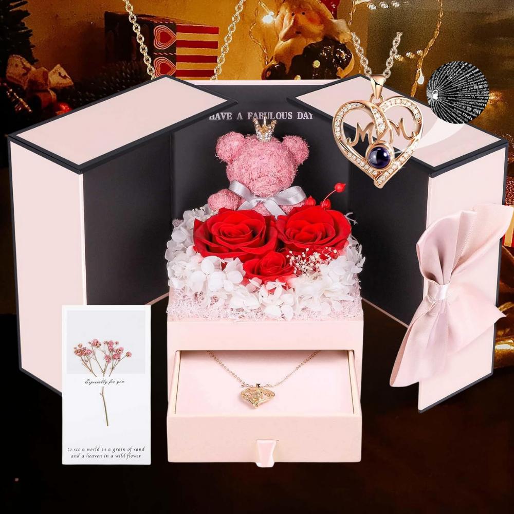 Eeuwige Rozen Cadeaubox Sieraden Geschenkset Decoratie