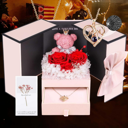 Eeuwige Rozen Cadeaubox Sieraden Geschenkset Decoratie