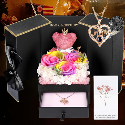 Eeuwige Rozen Cadeaubox Sieraden Geschenkset Decoratie