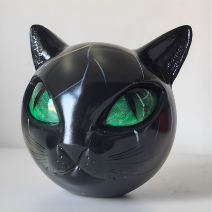 Kattenbeeldje Hars Decoratie Tafel Mystiek Design - Velinix