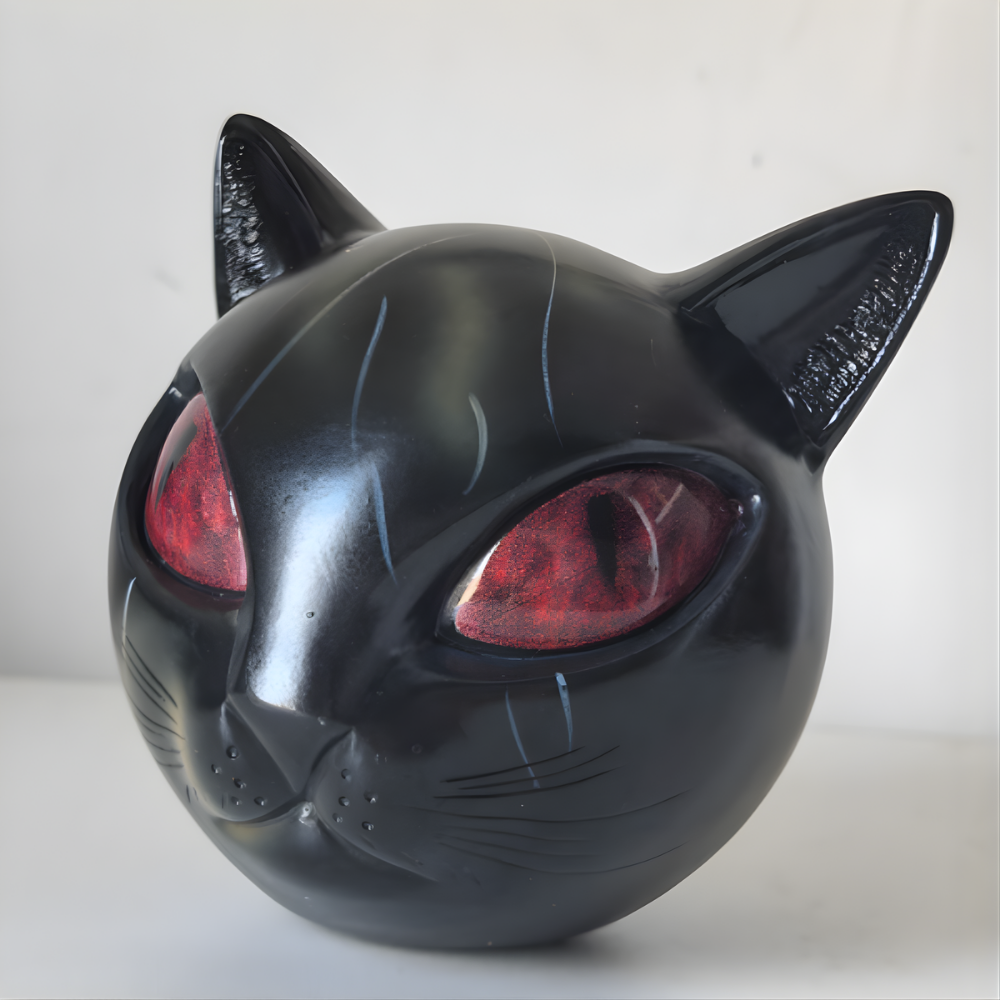 Kattenbeeldje Hars Decoratie Tafel Mystiek Design