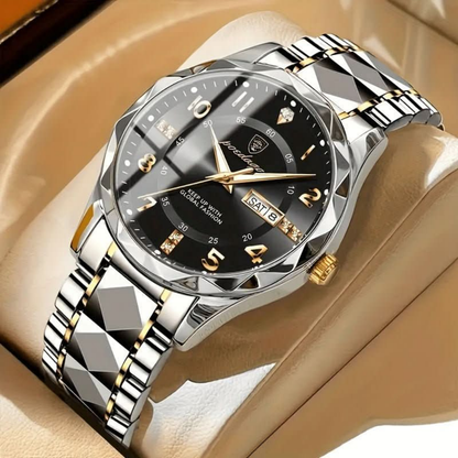 Mannen Sporthorloge Titanium Waterdicht Chronograaf