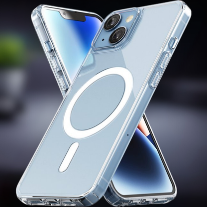 Telefoonhoesje Transparant met Magneet en Draadloos Opladen