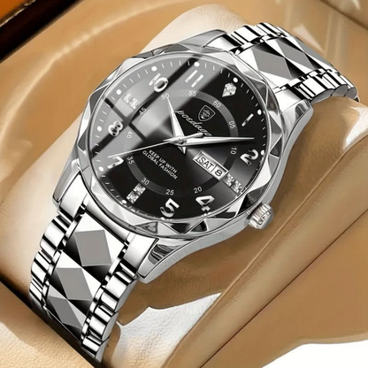 Mannen Sporthorloge Titanium Waterdicht Chronograaf