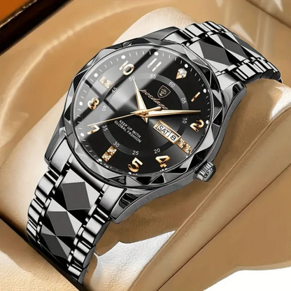 Mannen Sporthorloge Titanium Waterdicht Chronograaf