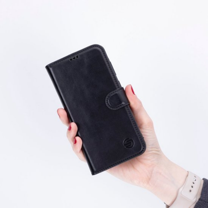Telefoonhoesje Leer met Pasjeshouder en Kickstand