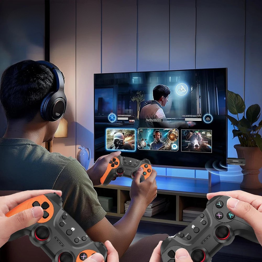 Retro Game Console met Draadloze Controllers en HD Uitgang