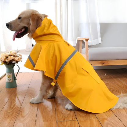Waterdichte Honden Regenjas Reflecterend Verstelbaar