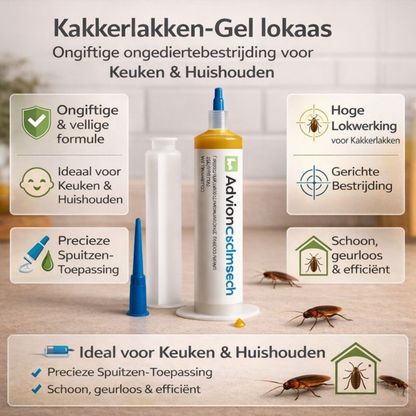Kakkerlakken Bestrijding Gel Veilig voor Keuken en Woning