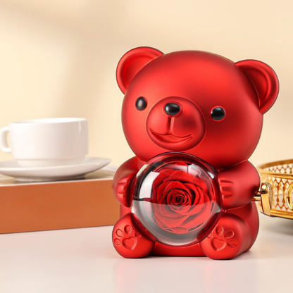 Romantisch Teddy Sieraad met Kunstroos