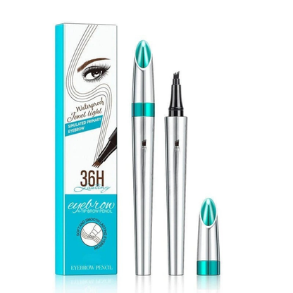 Wenkbrauw Pen Microblading Waterdicht 4 Tips