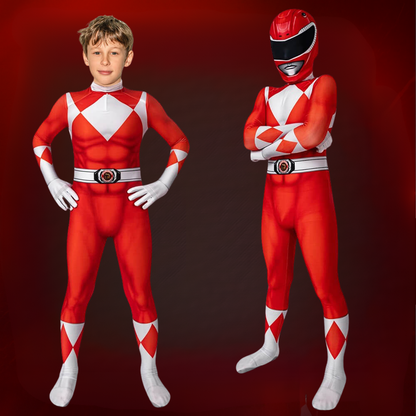 Kinder Superheld Jumpsuit Kostuum met Masker Polyester
