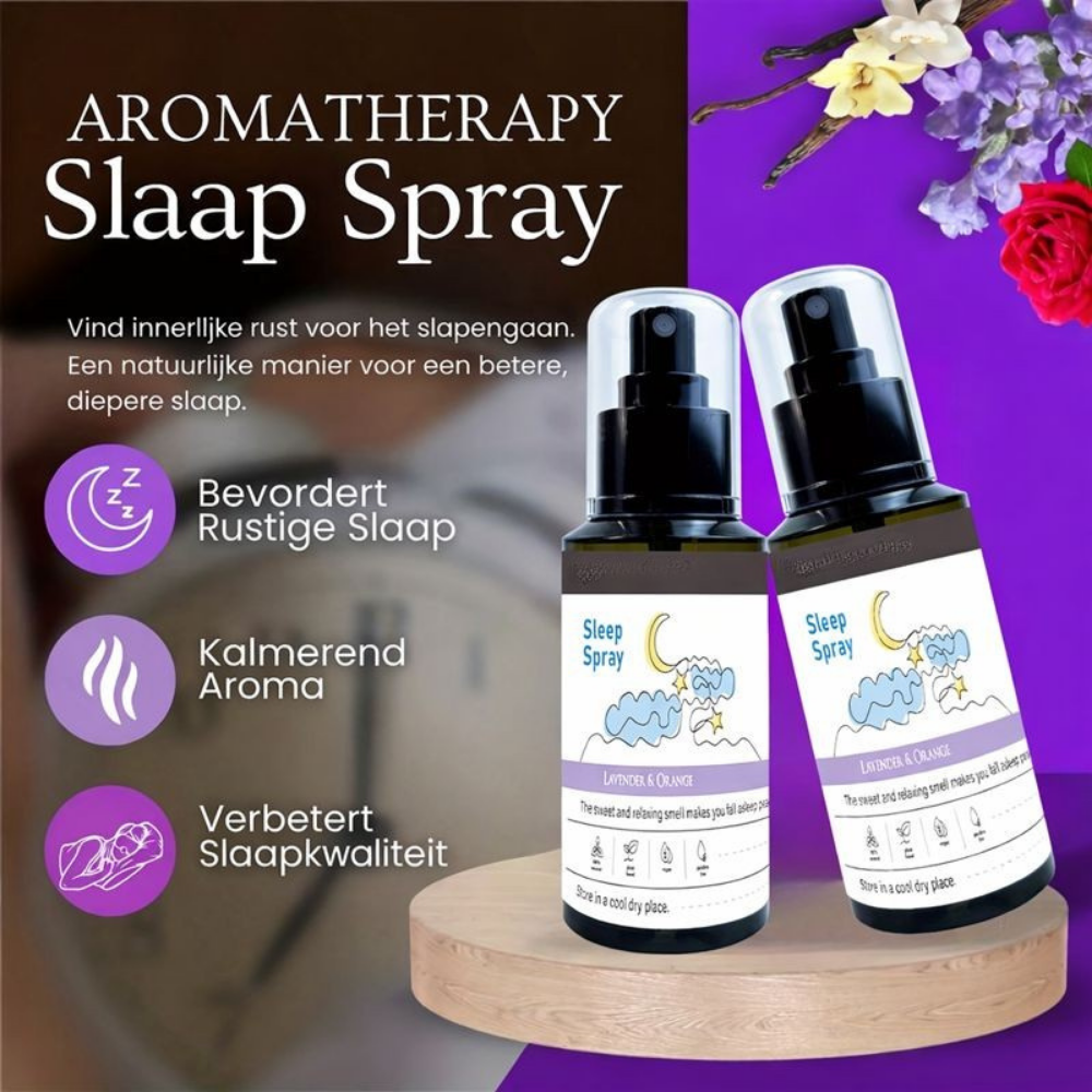 Slaapkussenspray Lavendel Essentiële Olie voor een Goede Nachtrust