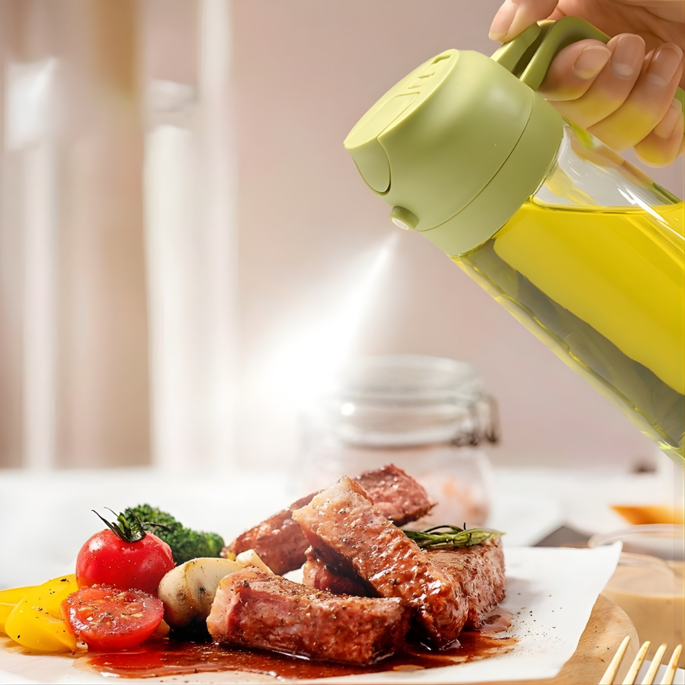 Glazen Olie Dispenser voor Koken en Salades - Velinix