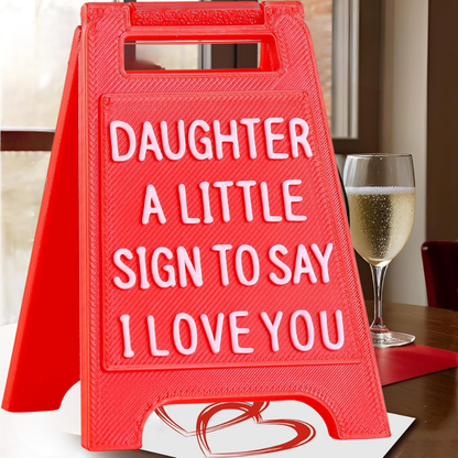 Romantisch Liefdesbordje Mini Opvouwbaar Tafel Decoratie