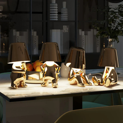 Tafellamp Dimbaar Draadloos Goud Design LED