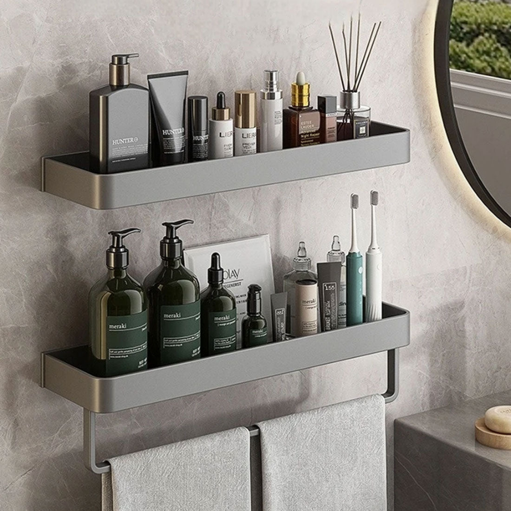 Wandrek Badkamer Aluminium Opbergrek Modern Design