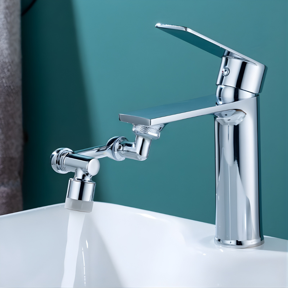 Draaibare Kraan Adapter Waterbesparend Messing Spitfilter - Velinix