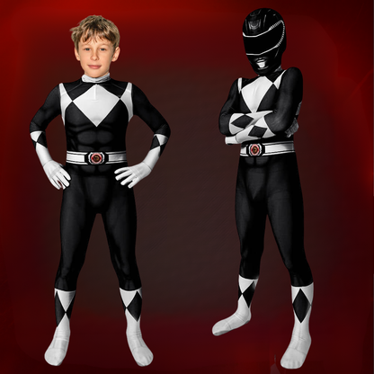 Kinder Superheld Jumpsuit Kostuum met Masker Polyester
