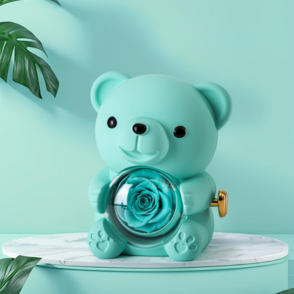 Romantisch Teddy Sieraad met Kunstroos