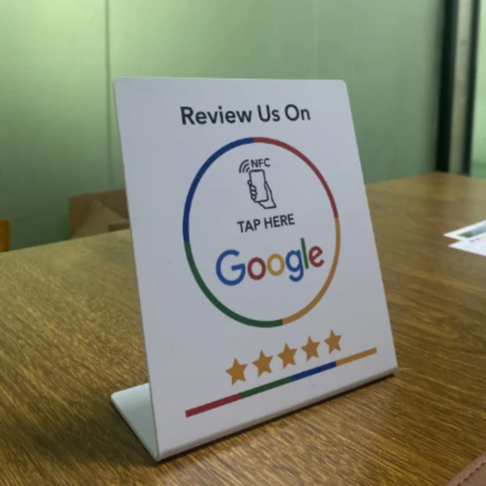NFC Kaart voor Online Recensies en Feedback