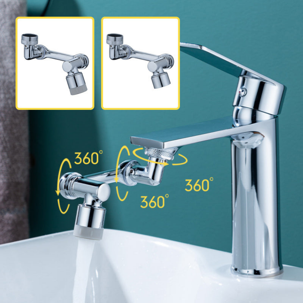 Draaibare Kraan Adapter Waterbesparend Messing Spitfilter